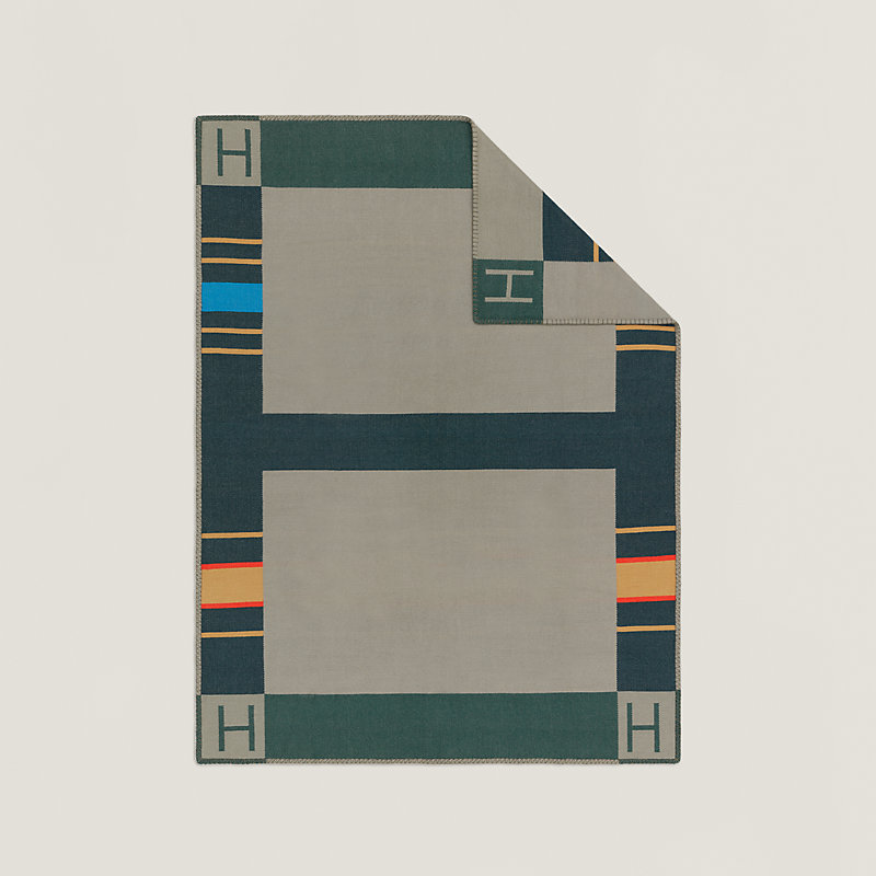 HERMES カレクタオル（アヴァロン） Avalon Cab blanket - Blue | Hermès USA